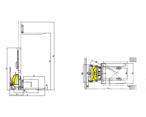 Электроштабелер Xilin CDD15B-E